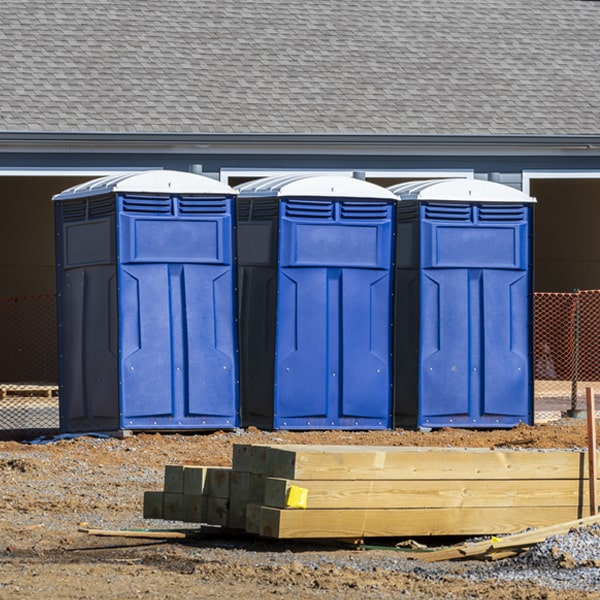 are there any restrictions on where i can place the portable toilets during my rental period in Woodstock VT